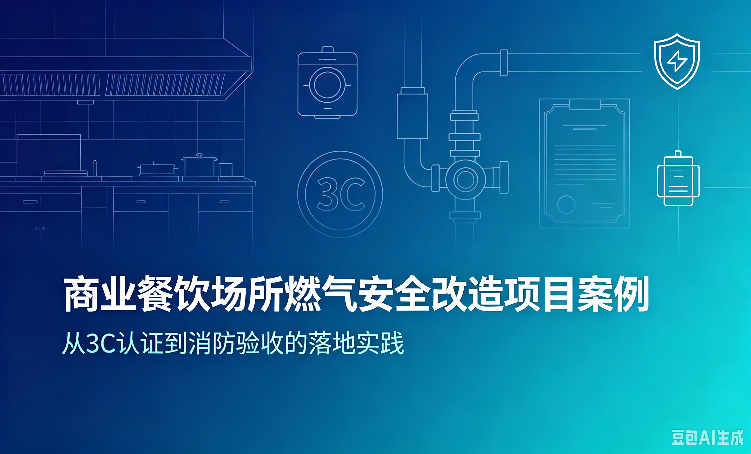 商业餐饮场所燃气安全改造项目案例:从3C认证到消防验收的落地实践